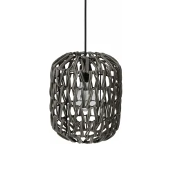 Hängelampe LED Rattan 17 cm