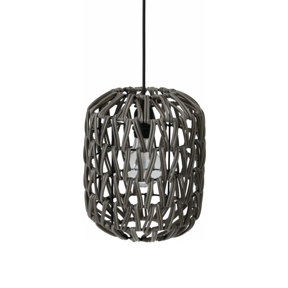 Hängelampe LED Rattan 17 cm