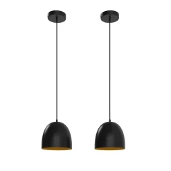 Hängelampe STEM 2er Set schwarz/gold