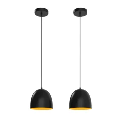 Hängelampe STEM 2er Set schwarz/gold