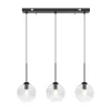 Hängelampe ZINIA 3 Lampen schwarz