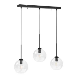 Hängelampe ZINIA 3 Lampen schwarz