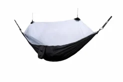 Hängematte mit Moskitonetz 270 x 140 cm schwarz
