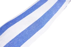 Hängematte 220 x 140 cm blau/weiss