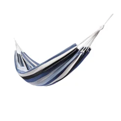 Hängematte 210 x 150 cm blau/weiss | GONSER.CH
