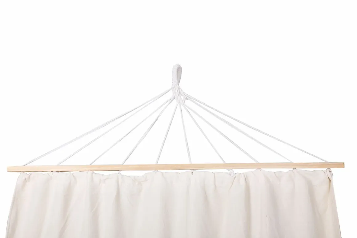Hängematte 220 x 140 cm weiss