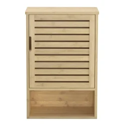 Hängeschrank Bambus SANOVA mit Ablage 40 x 20 x 60 cm natur
