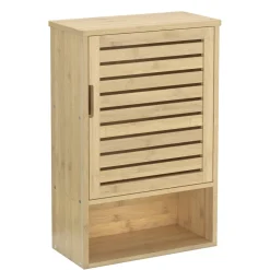 Hängeschrank Bambus SANOVA mit Ablage 40 x 20 x 60 cm natur