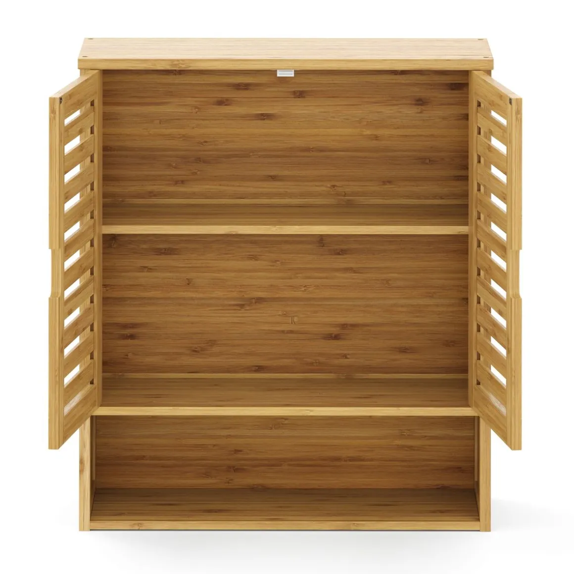 Hängeschrank Bambus SANOVA mit Ablage 59 x 21 x 67 cm natur