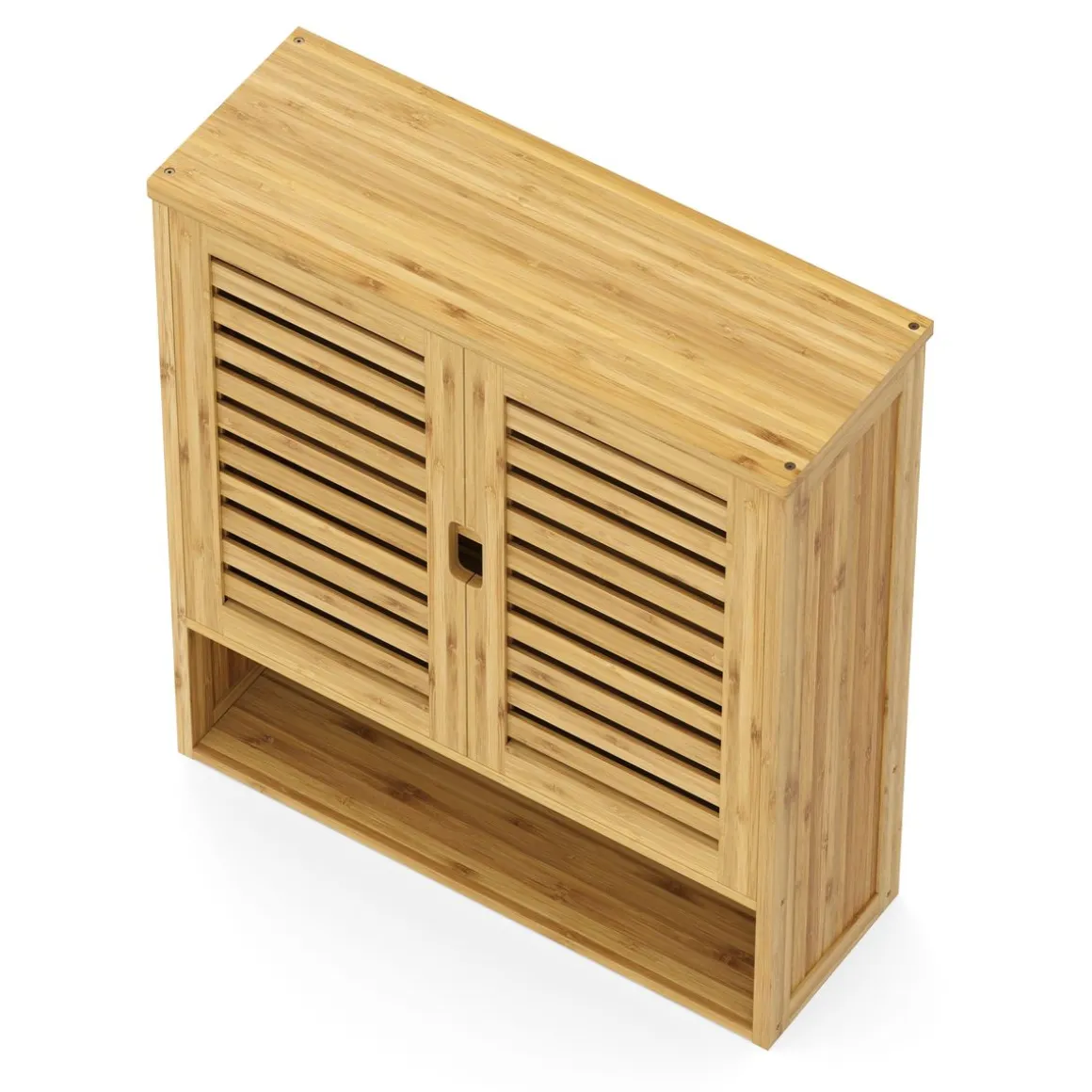 Hängeschrank Bambus SANOVA mit Ablage 59 x 21 x 67 cm natur