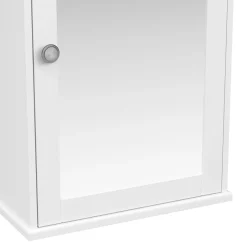 Hängeschrank FONTANA mit Spiegel 34 x 15 x 53 cm weiss