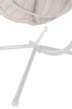 Hängesessel mit Gestell LAOS beige