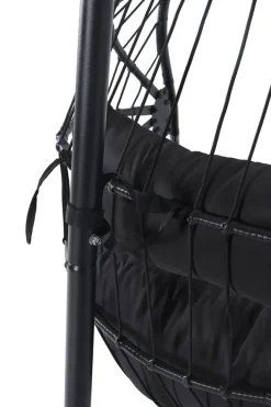 Hängesessel mit Gestell LAOS schwarz