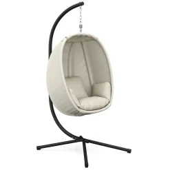 Hängesessel mit Gestell RIO beige