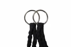 Hängesessel schwarz mit Kissen