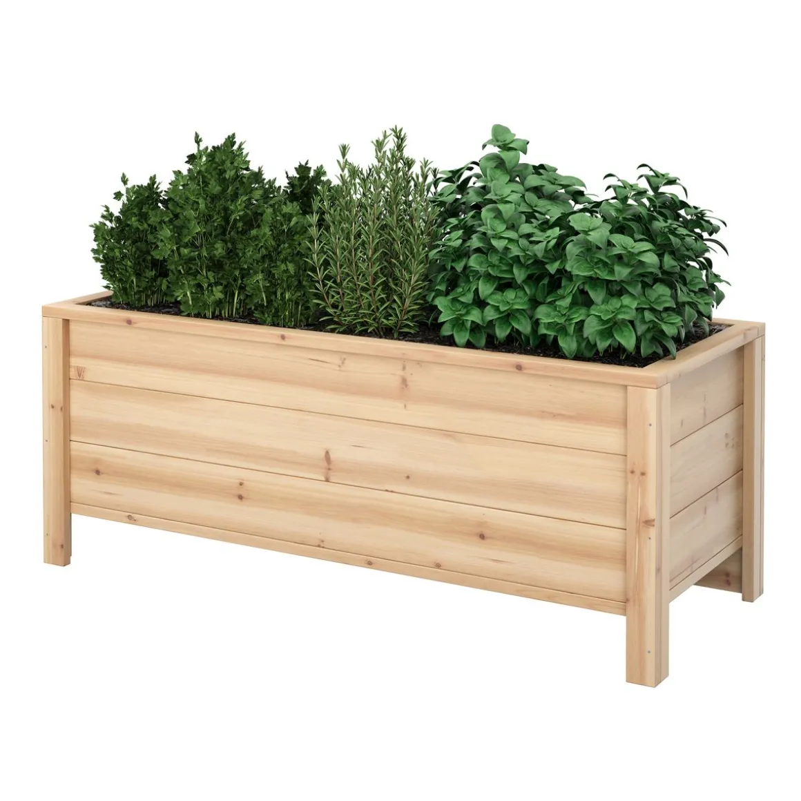 Hochbeet Holz 106 x 44 x 42 cm