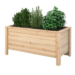Hochbeet Holz 86 x 44 x 42 cm