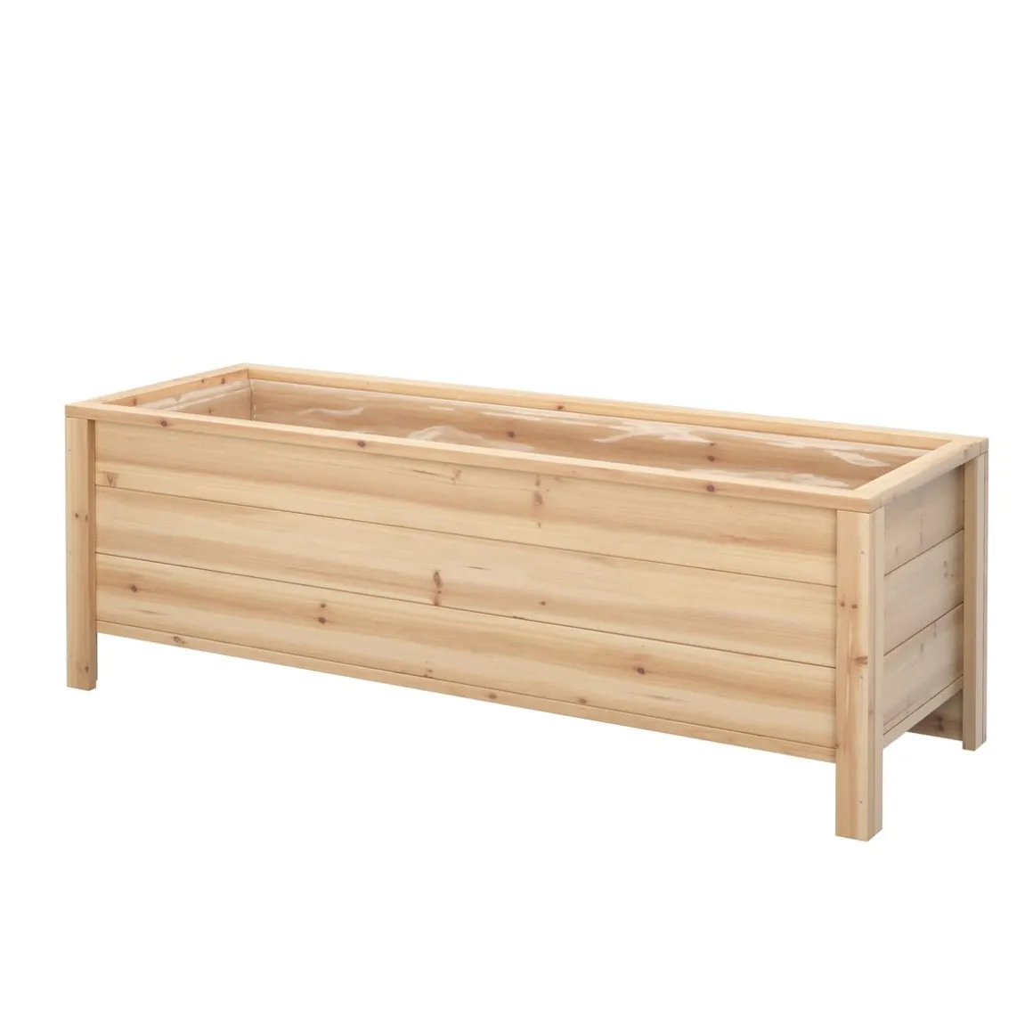 Hochbeet Holz 126 x 44 x 42 cm