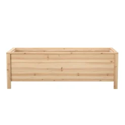 Hochbeet Holz 126 x 44 x 42 cm