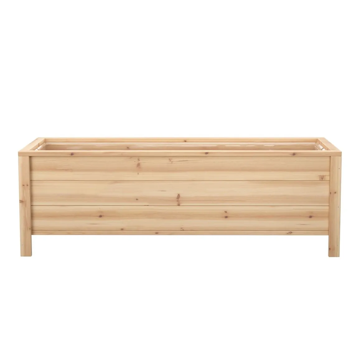 Hochbeet Holz 126 x 44 x 42 cm