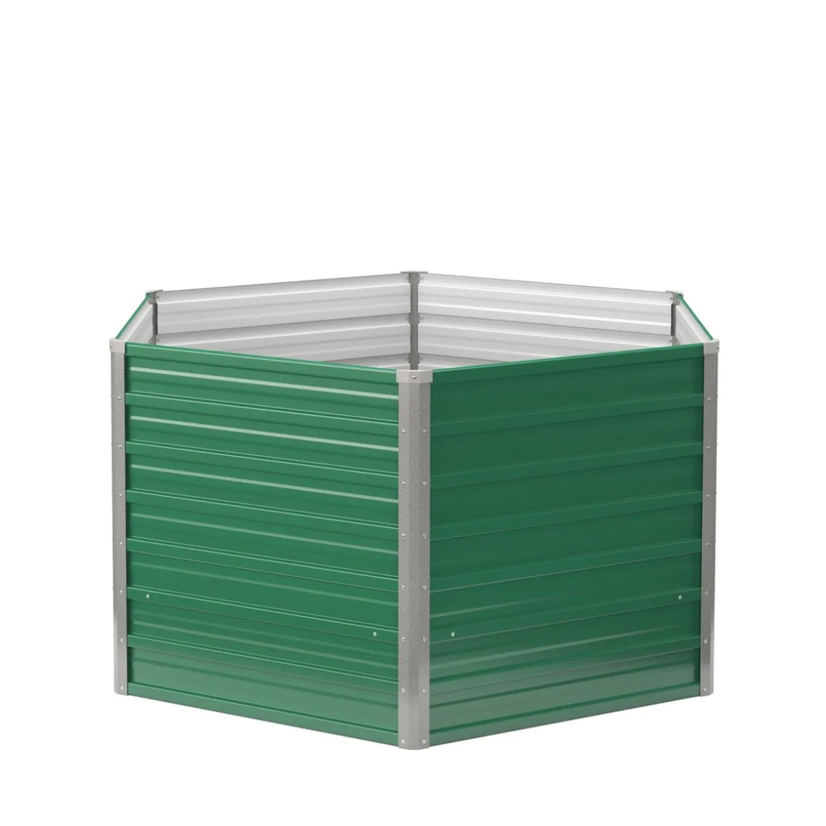 Hochbeet Stahl 129 x 77 cm 6-eckig