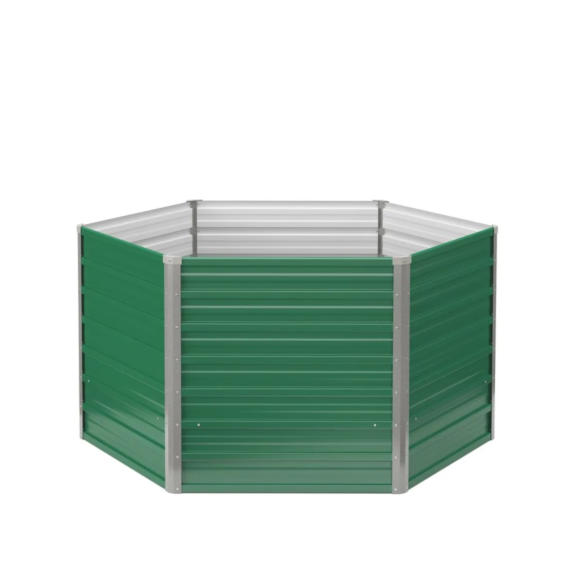 Hochbeet Stahl 129 x 77 cm 6-eckig