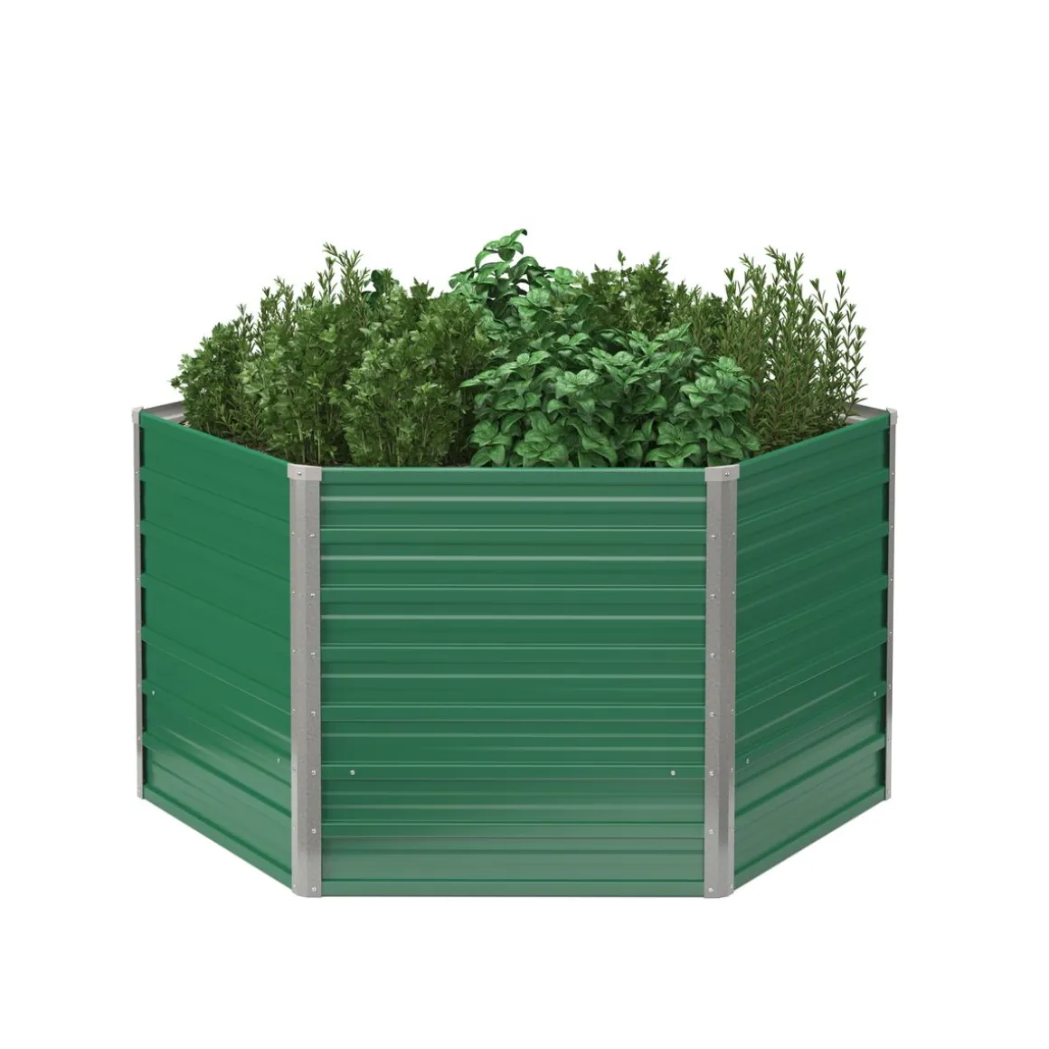 Hochbeet Stahl 129 x 77 cm 6-eckig