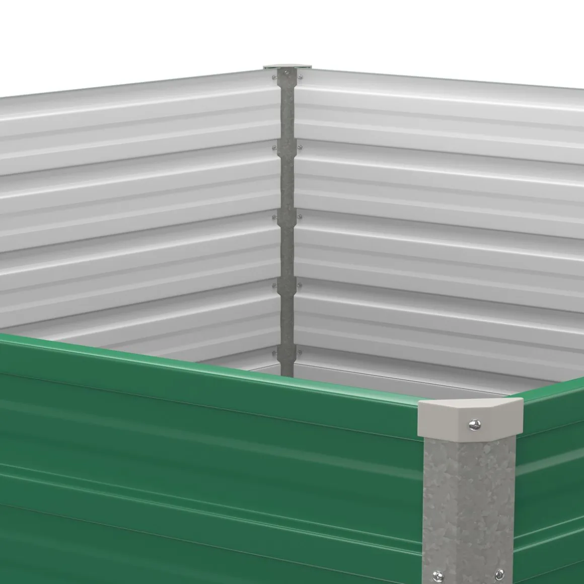 Hochbeet Stahl 129 x 77 cm 6-eckig