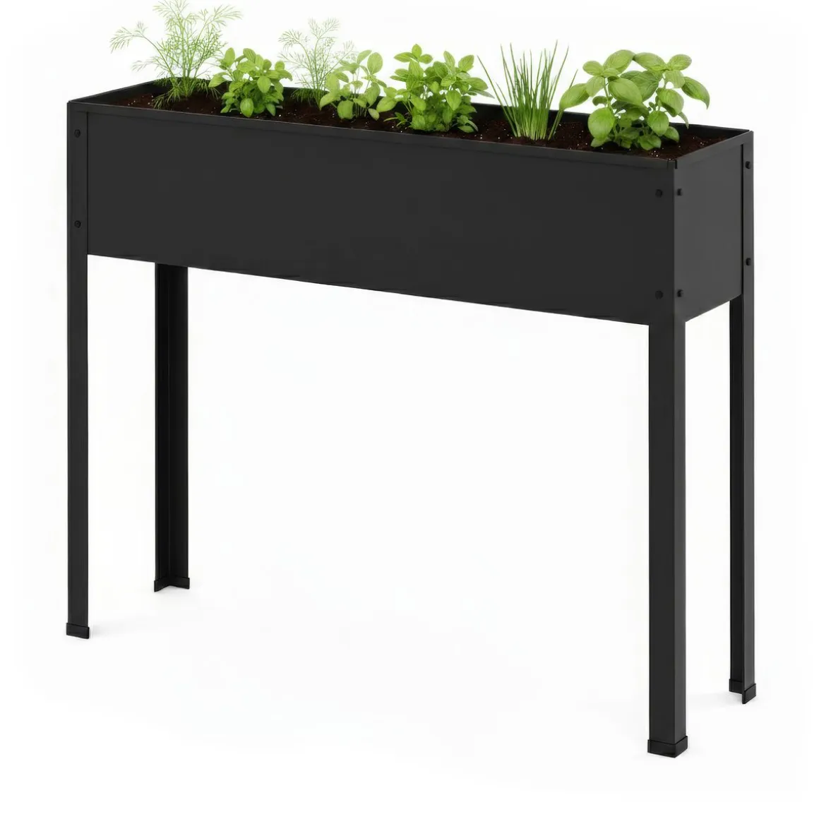Hochbeet Stahl 100 x 27 x 80 cm