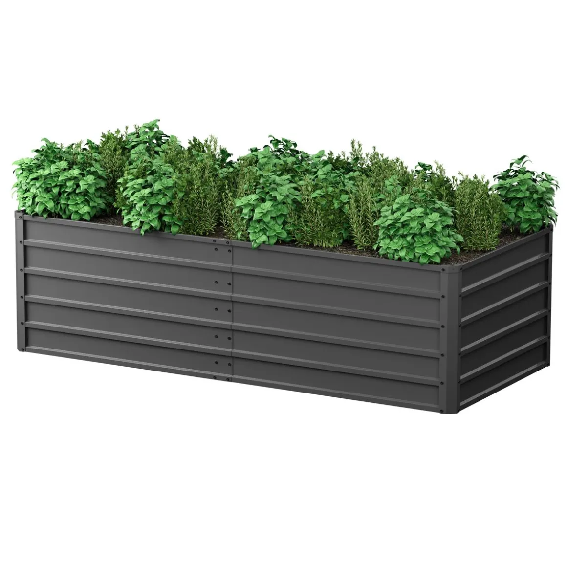 Hochbeet Stahl 200 x 90 x 57 cm