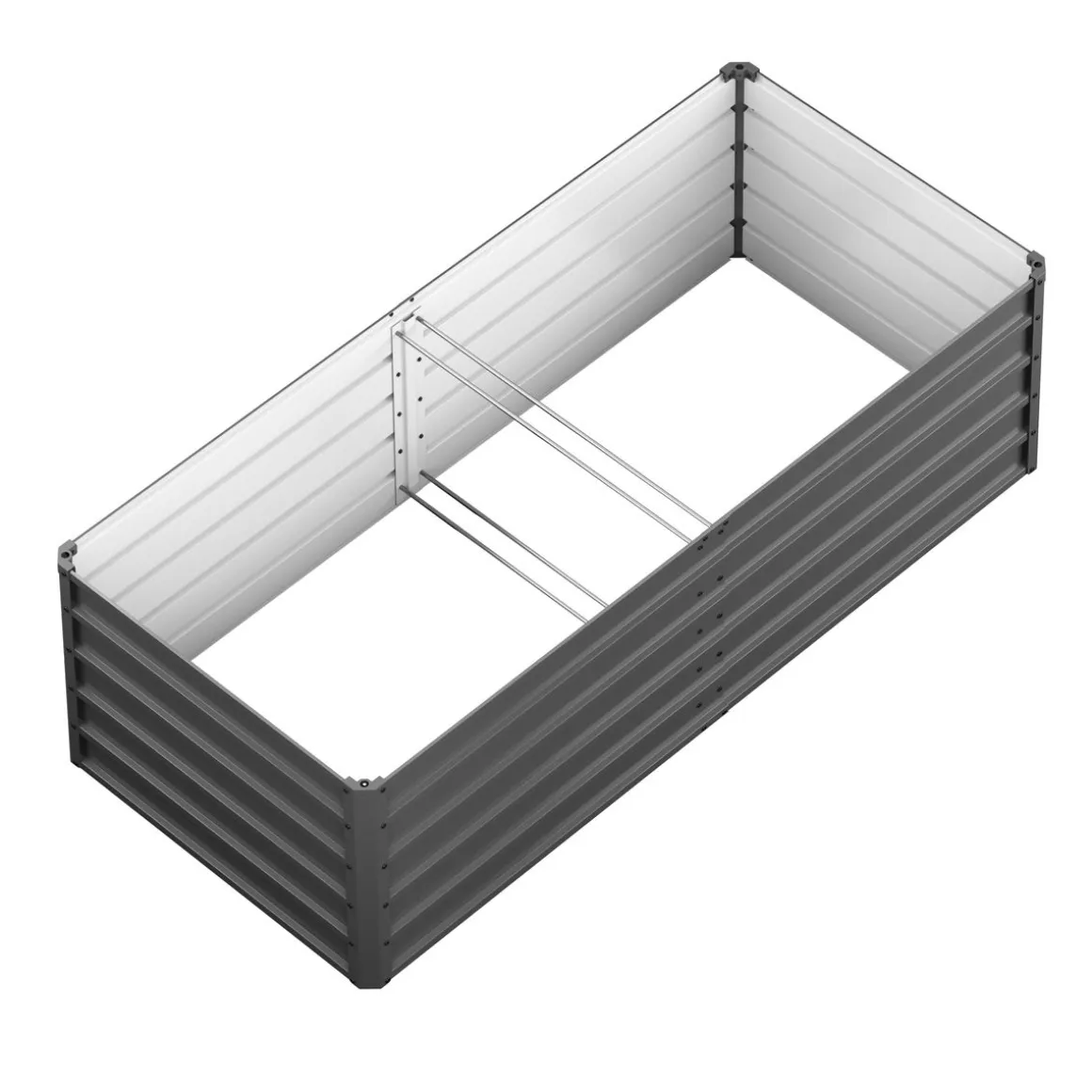 Hochbeet Stahl 200 x 90 x 57 cm