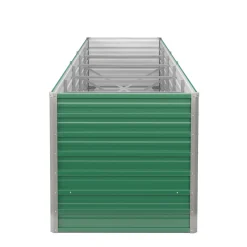 Hochbeet Stahl 400 x 80 x 77 cm