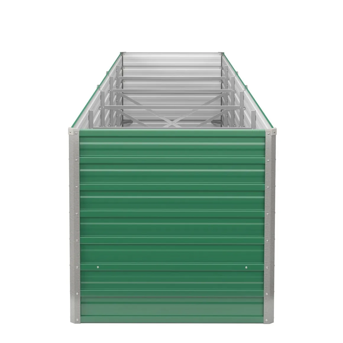 Hochbeet Stahl 400 x 80 x 77 cm