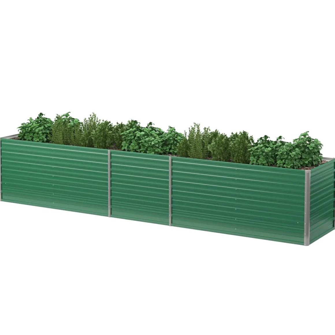 Hochbeet Stahl 400 x 80 x 77 cm