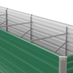 Hochbeet Stahl 400 x 80 x 77 cm