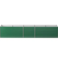 Hochbeet Stahl 400 x 80 x 77 cm