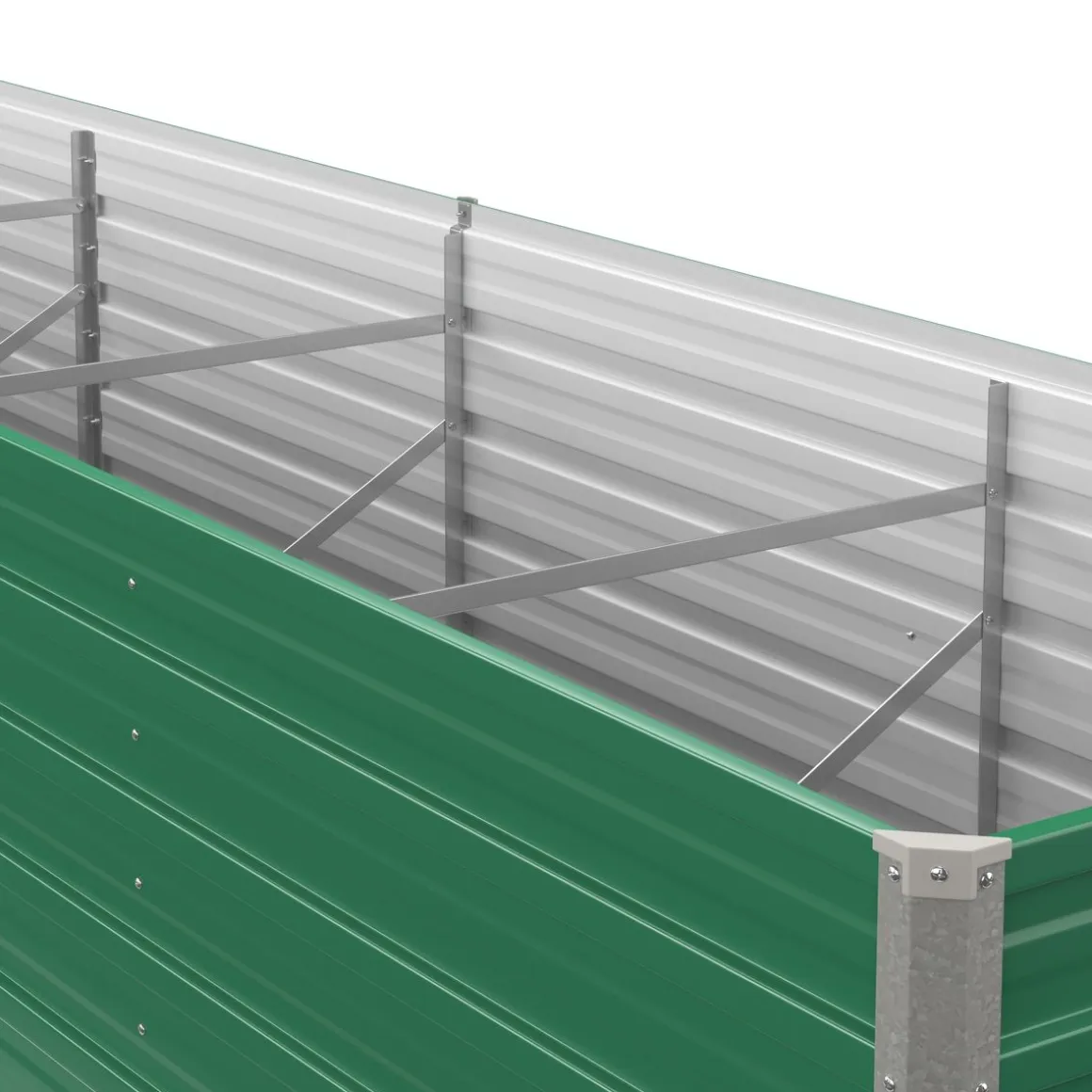Hochbeet Stahl 320 x 80 x 77 cm