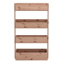 Hochbeet Vertikalbeet Holz 85 x 45 x 140 cm natur