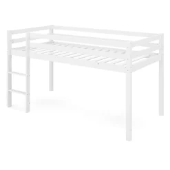 Hochbett BARBY 90 x 200 cm rosa/natur