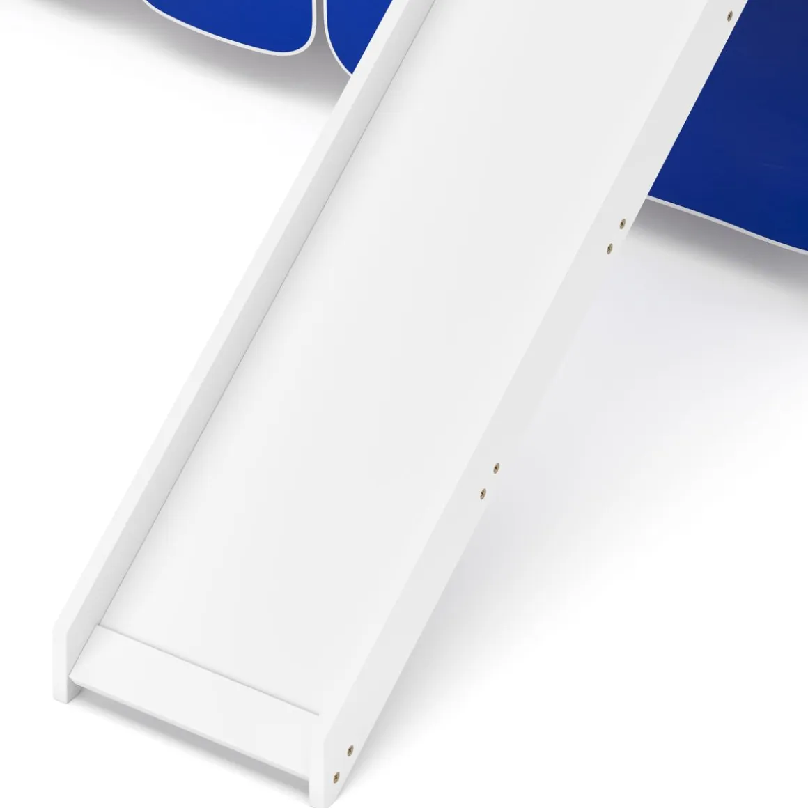 Hochbett JESSI mit Rutsche und Leiter 90 x 200 cm weiss