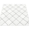 Hochflor Teppich EVE 160 x 220 cm beige/schwarz