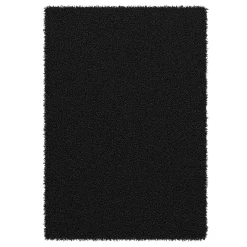 Hochflor Teppich 160 x 230 cm anthrazit