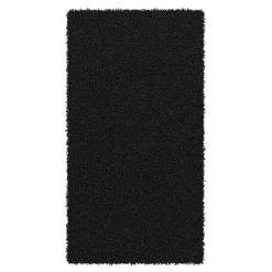 Hochflor Teppich 60 x 110 cm anthrazit
