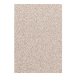 Hochflor Teppich 240 x 340 cm creme