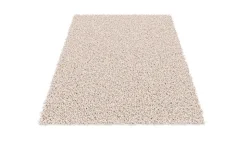 Hochflor Teppich 80 x 150 cm creme
