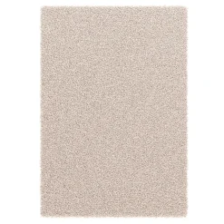 Hochflor Teppich 120 x 170 cm creme
