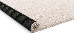 Hochflor Teppich 120 x 170 cm creme