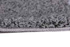 Hochflor Teppich 160 x 230 cm grau