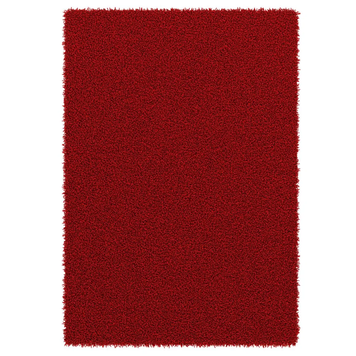 Hochflor Teppich 240 x 340 cm rot