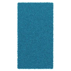 Hochflor Teppich 60 x 110 cm türkis